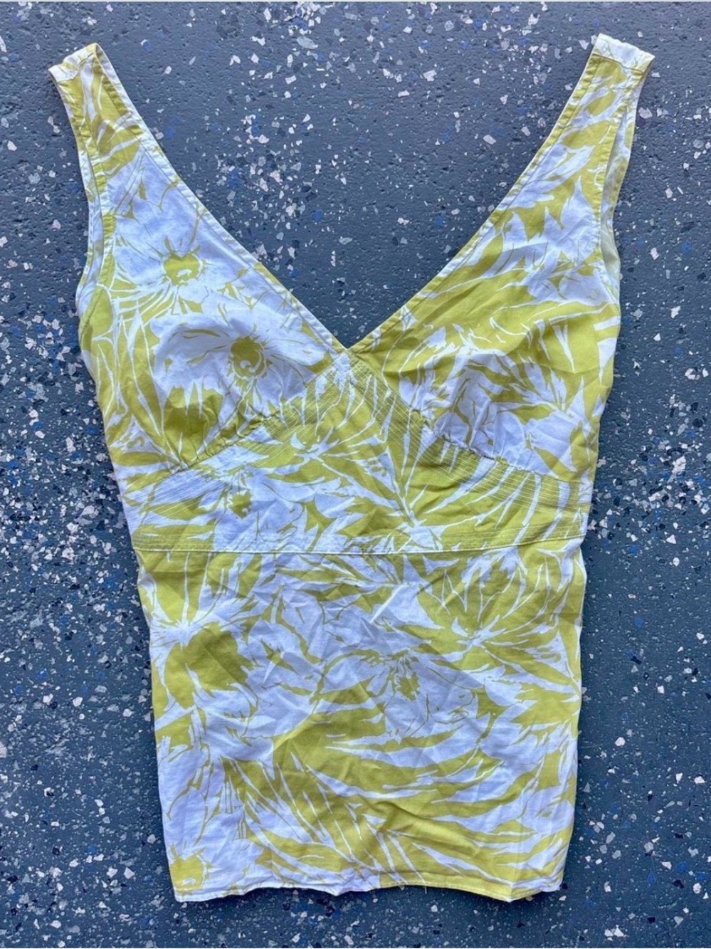 J. Crew Floral Tie top